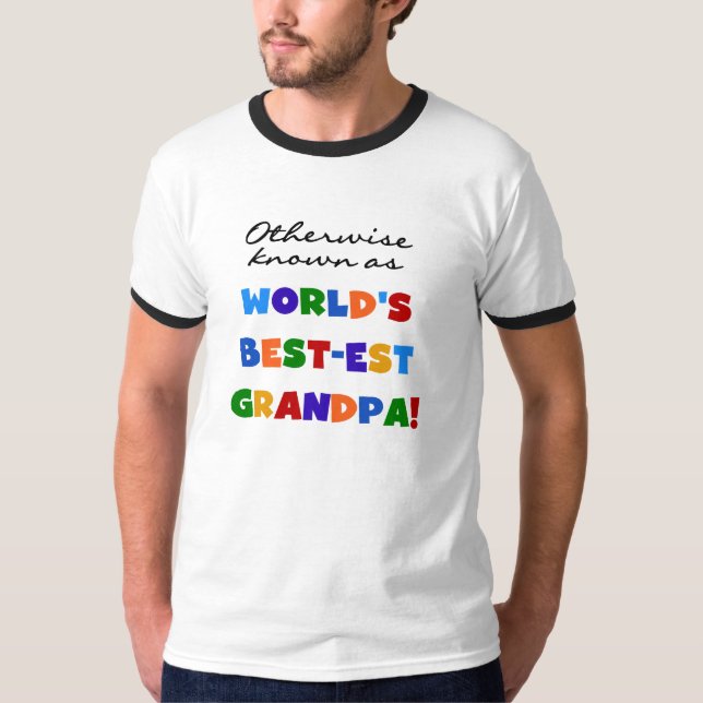 Camiseta Se não sabido como presentes do vovô Melhor-est (Frente)