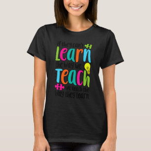 Camiseta Se não souberem como ensinamos o professor SPED