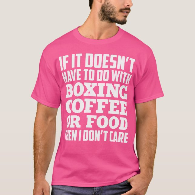 Camiseta Se Não Tem A Ver Com Comida De Café (Frente)