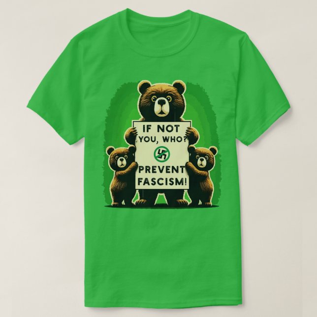 Camiseta Se Não Você Que Impede O Fascismo (Frente do Design)