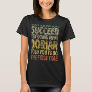 Camiseta Se no início você não tiver sucesso tente fazer o
