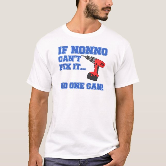 Camiseta Se Nonno não pode o fixar (Frente)