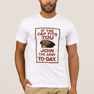 Camiseta Se o boné o cabe -- Junte-se ao exército