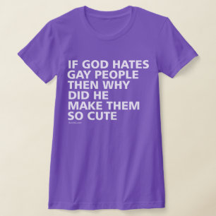 Camiseta Se o deus deia pessoas alegres porque PFLAG tão