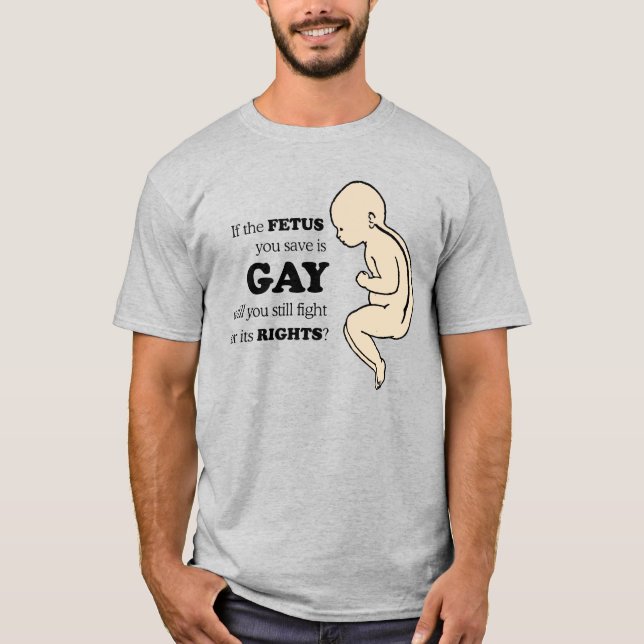 Camiseta SE O SEU FETO É GAY (Frente)