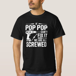 Camiseta Se o Vovô não conserta, estamos todos ferrados