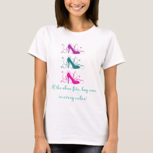 Camiseta Se os calçados cabem o T