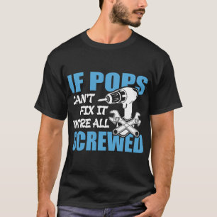 Camiseta Se os pop não podem o fixar eram ele que nós tod