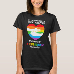 Camiseta Se Os Seus Pais Não Aceitarem A Sua Identidade Eu