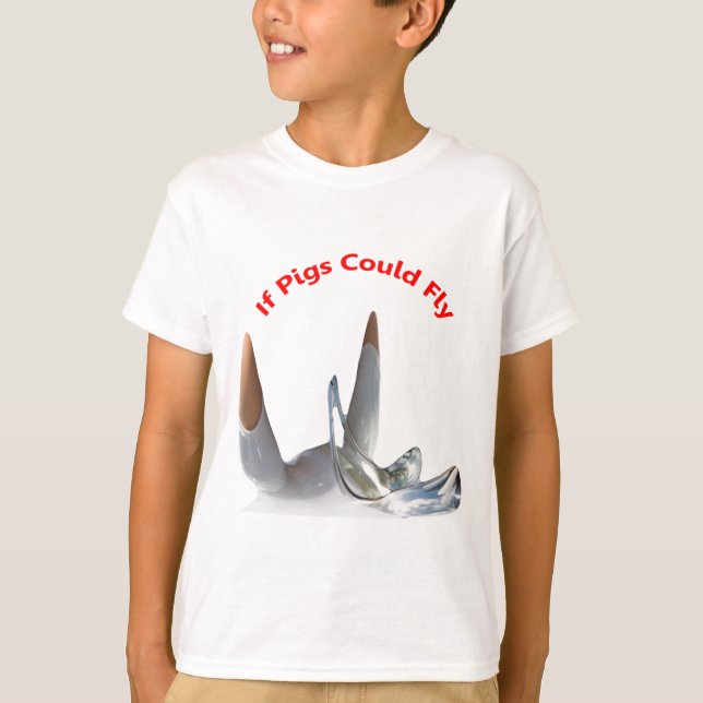 Camiseta Se Os Suínos Puderem Voar (Frente)