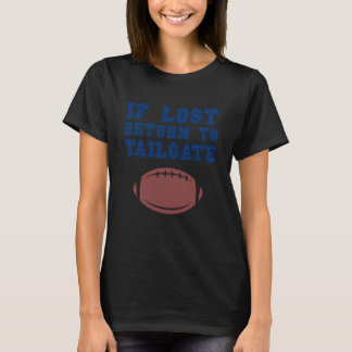 Camiseta Se Perdido Devolver ao Tailgate Branco Tailgating 