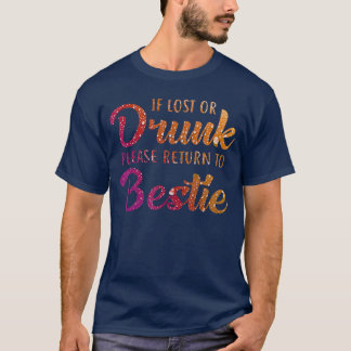 Camiseta Se Perdido ou Embriagado Por Favor Devolva ao Melh