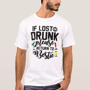 Camiseta Se Perdido Ou Embriagado Por Favor Devolva Para a