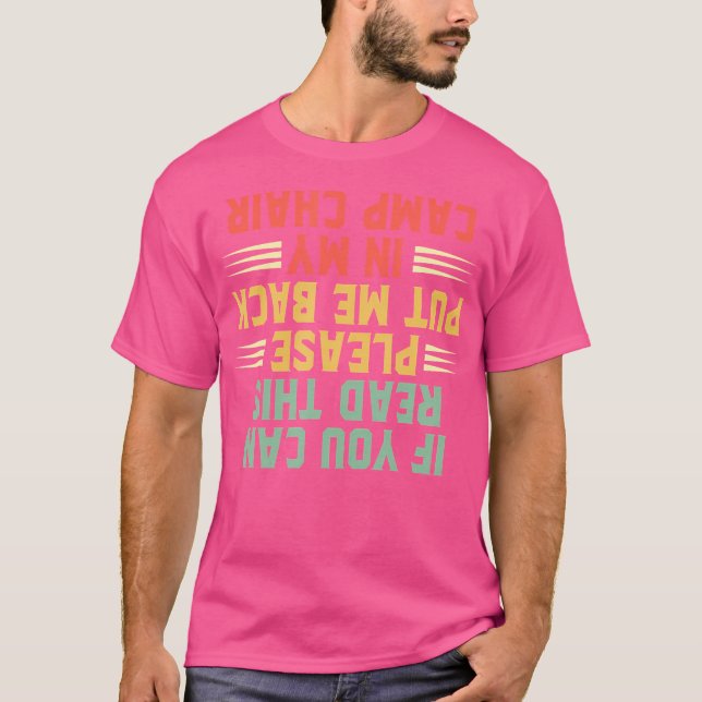 Camiseta Se Puderes Ler Isto, Por Favor, Volta A Colocar-Me (Frente)