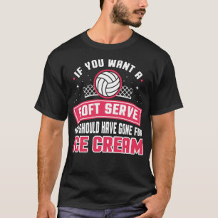 Camiseta Se Quisesse Um Jogador De Voleibol Engraçado