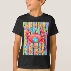 Camiseta Se rabugento voltar à praia caranguejo engraçado v