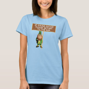 Camiseta Se retorno por favor encontrado ao irlandês do ba