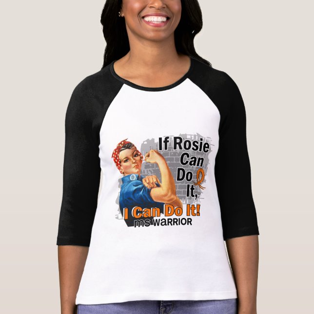 Camiseta Se Rosie pode o fazer guerreiro do MS (Frente)