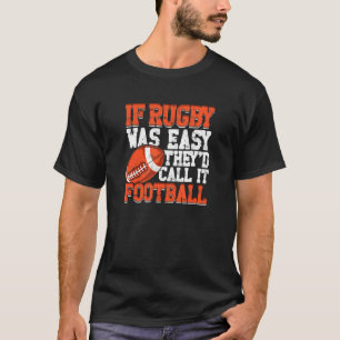 Camiseta Se Rugby fosse fácil, chamariam de futebol 1