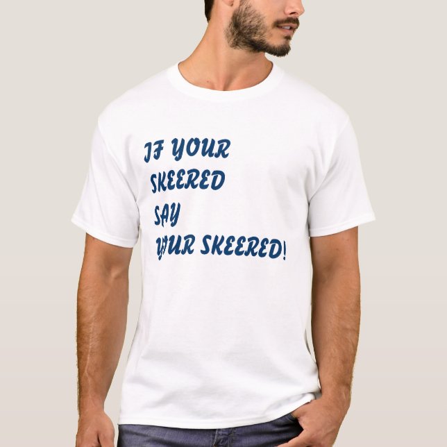 CAMISETA SE SEU SKEERED (Frente)