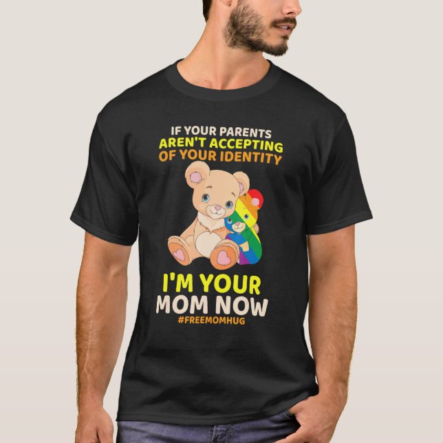 Camiseta Se Seus Pais Não Aceitam, Sou Sua Mãe Gay (Frente)