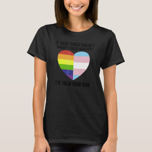 Camiseta Se sua família não aceita sua identidade, eu sou v
