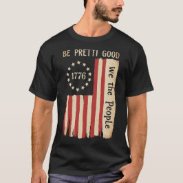 Camiseta Sê uma Boa Pessoa Bandeira dos Direitos Humanos |