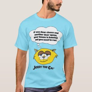 Camiseta Se uma Porta Fecha...Jerry O Gato