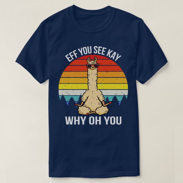 Camiseta Se Vês Kay Por Que Oh, I Llama (Frente do Design)