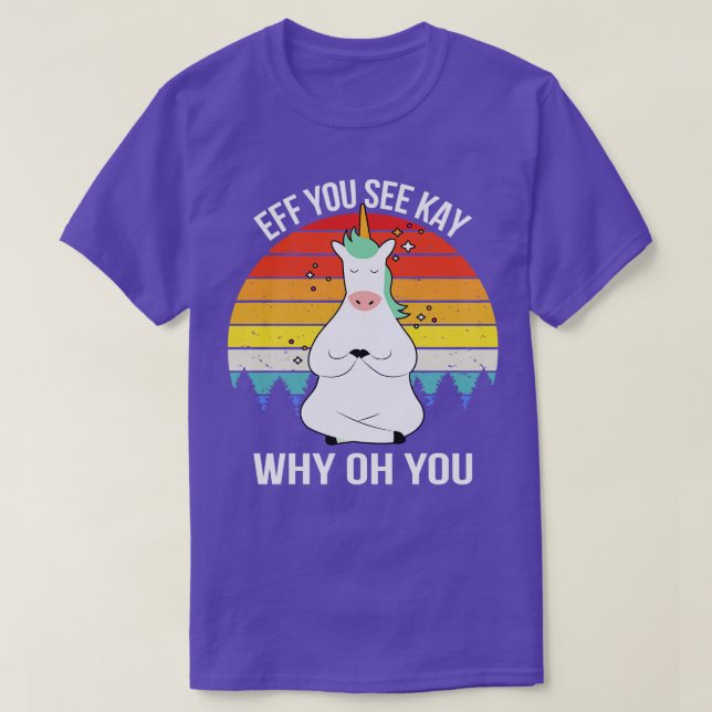 Camiseta Se Vês Kay Why Oh You III Unicorn (Frente do Design)