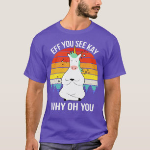 Camiseta Se Vês Kay Why Oh You III Unicorn