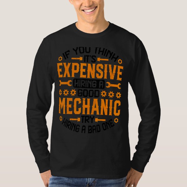 Camiseta Se você acha que é uma Mecha Automática Caro Repar (Frente)