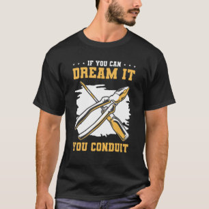 Camiseta Se Você Consegue Sonhar, Você Conduz Para Um Elétr