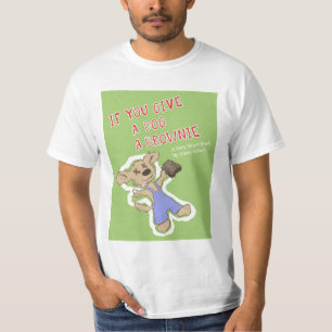 Camiseta Se você dá a um cão uma brownie