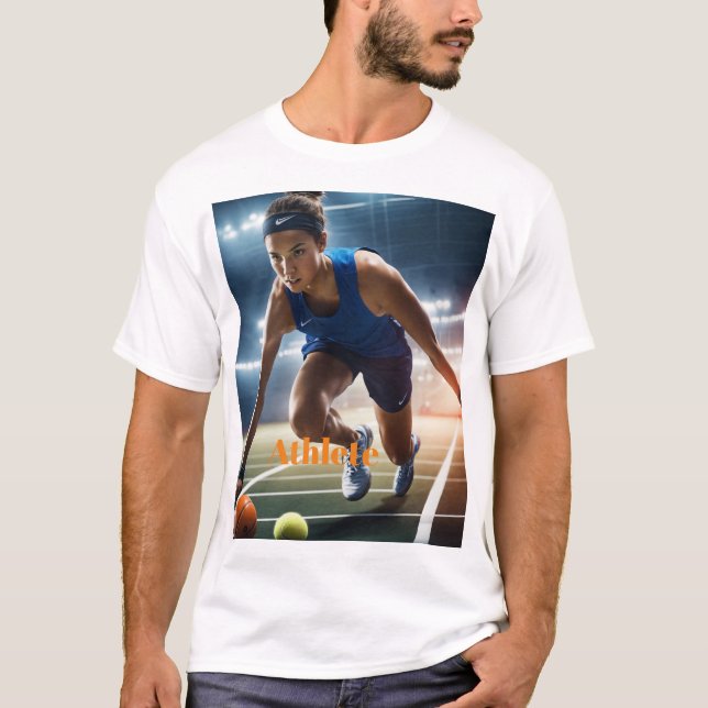 Camiseta Se você é um atleta, isso é para você (Frente)