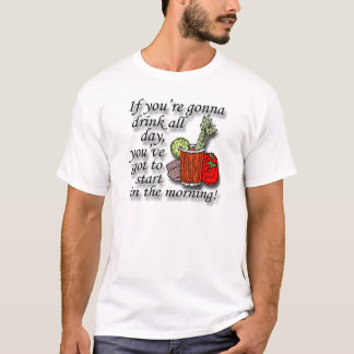 Camiseta Se você está indo beber o dia inteiro o preto