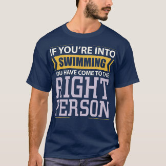 Camiseta Se você for nadar venha para a pessoa certa