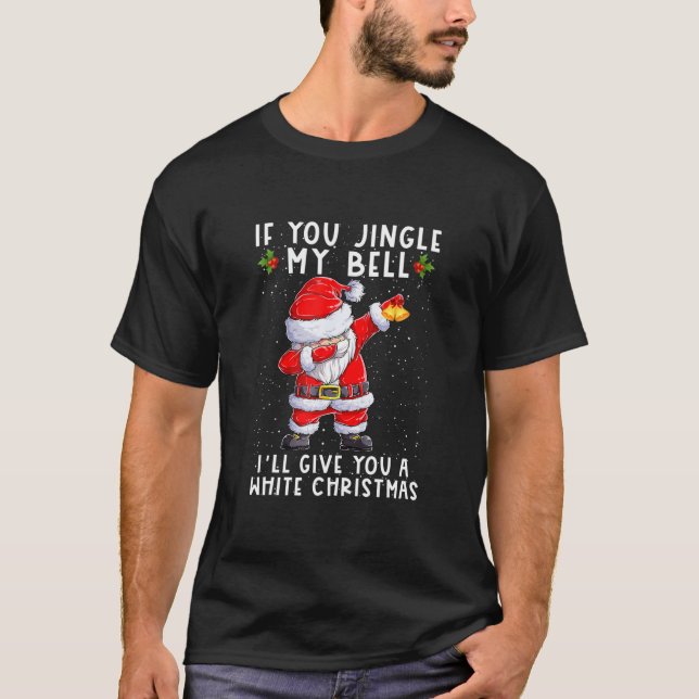 Camiseta Se Você Jingle Meu Celular Eu Te Darei Um Cristo B (Frente)