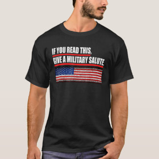 Camiseta Se Você Ler Isso Dê Um Valor Militar