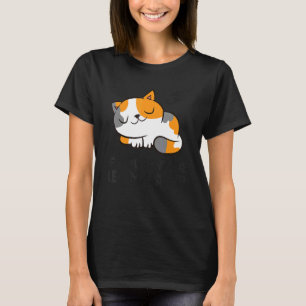 Camiseta Se Você Me Ama Deixe-Me Dormir Pijama de Gato