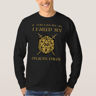 Camiseta Se Você Me Vê, Eu Falhei Na Minha Verificação