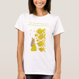 Camiseta Se você mudar a maneira como olha para as coisas,