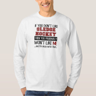 Camiseta Se você não gosta do hóquei do pequeno trenó l