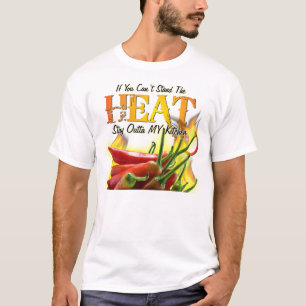 Camiseta Se você não pode estar o calor, permaneça Outta