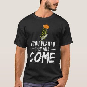 Camiseta Se Você Plantar Eles Virão Borboleta Lagarta