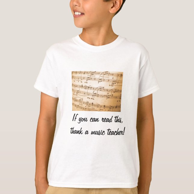 Camiseta Se você pode ler este, agradeça a um professor de (Frente)