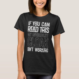 Camiseta Se Você Pode Ler Este Meu Fechamento De Invisibili