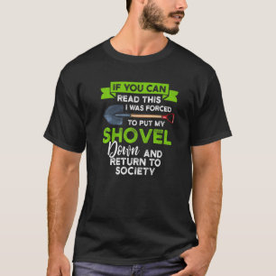 Camiseta Se Você Pode Ler Eu Coloco Jardim de Pá