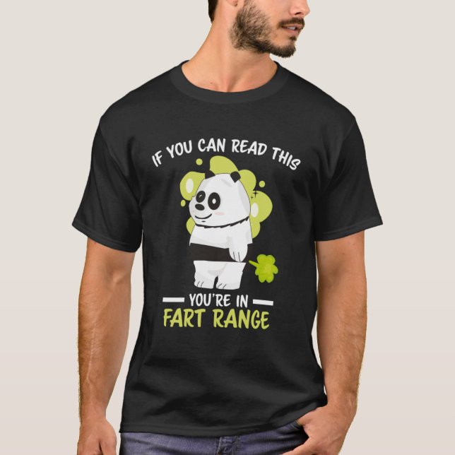 Camiseta Se você pode ler isso você está em Fart Range Hall (Frente)