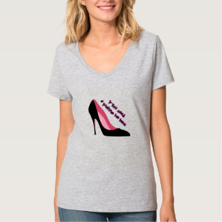 Camiseta Se Você Precisa de um Problema, Estou Aqui – Salto
